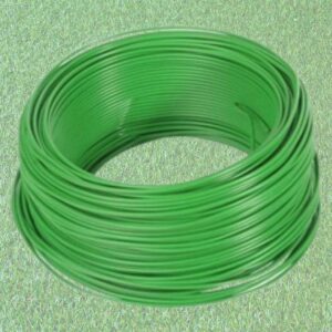 Bovina de cable de 100 metros de color verde para las vallas invisibles antiescape para perros